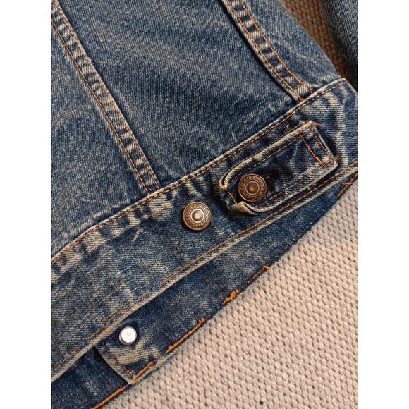 Levis Big E Type 3 Vintage Denim Jacket Mens Small Blue 1969-70 Distressed USA - Picture 8 of 16